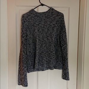 Express Black and White Sweater
